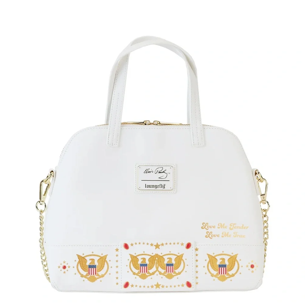 Loungefly Elvis Presley Aloha Jumpsuit Cosplay Crossbody Bag